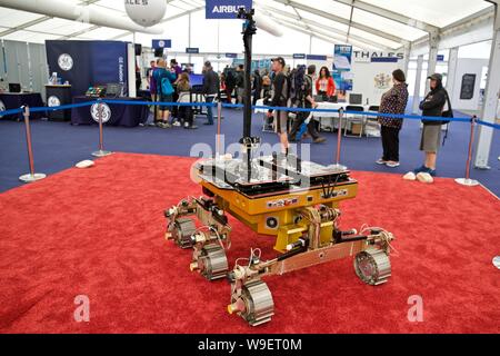 Le Rover ExoMars s'affichent dans la zone Techno au Royal International Air Tattoo 2019 Banque D'Images