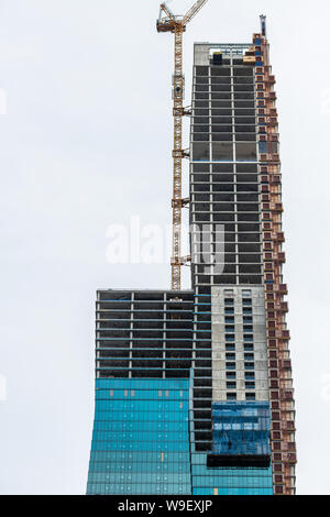 St. ReRegis Hotel aka Vista Tower en construction Banque D'Images