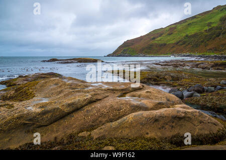 Lieu spectaculaire à Murlough Bay sur la côte d'Antrim Banque D'Images