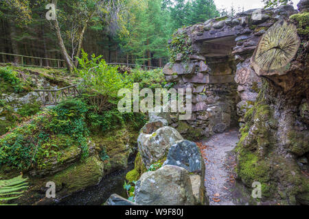 Hermitage à Tollymore Forest Park, Newcastle, Irlande du Nord Banque D'Images
