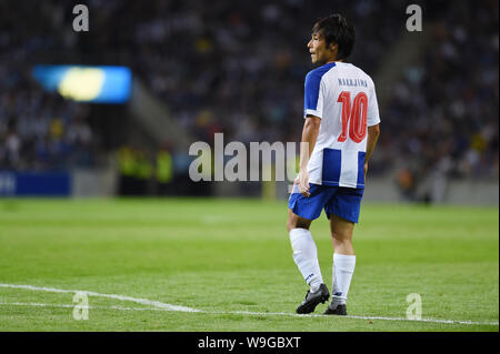 Porto, Portugal. Août 13, 2019. Shoya Nakajima (Porto), le 13 août 2019 - Football : Ligue des Champions troisième tour de qualification 2e match aller entre FC Porto 2-3 FC Krasnodar à Estadio do Dragao à Porto, Portugal. Credit : Itaru Chiba/AFLO/Alamy Live News Banque D'Images