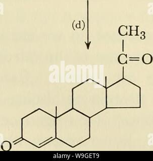 Image d'archive à partir de la page 203 des courants dans la recherche biochimique, 1956 ;. Les courants dans la recherche biochimique, 1956 ; vingt-sept essais tracer la voie actuelle de la recherche biochimique et compte tenu de la relation intime de biochimie à la médecine, la physiologie, biologie et currentsinbioche1956gree Année : 1956 ( A-Pregnenolone 11-Deoxycortisol (e) Banque D'Images