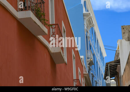 San Juan Puerto Rico San Juan architecture - bâtiments de Puerto Rico Banque D'Images