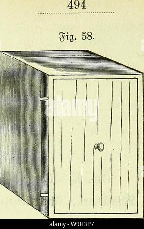 Image d'archive à partir de la page 541 de Die Biene und ihre Zucht Banque D'Images