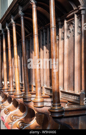 Intérieur De La Chapelle Peterhouse, Cambridge Banque D'Images