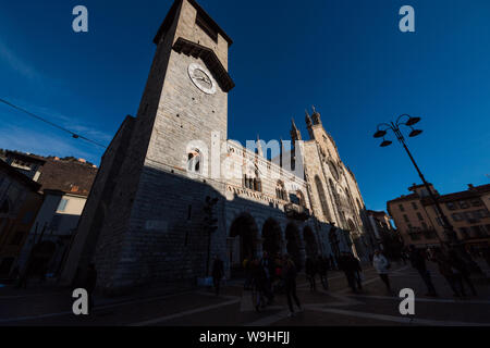 La Cathédrale de Santa Maria Assunta, Côme, Lombardie, Italie Banque D'Images