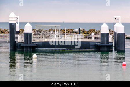 Schilksee Kiel ferry dock, Schleswig Holstein, Allemagne Banque D'Images