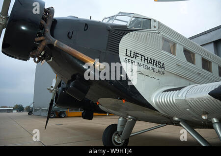 Ju 52 Lufthansa historiques à base d'entretien Hambourg Lufthansa Banque D'Images