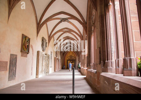 Cloître de l'Église Cathédrale de Mayence, Mainz, Allemagne Banque D'Images