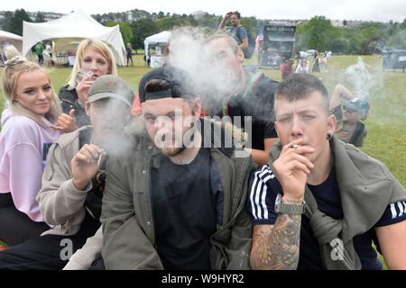 Green Pride 2019 Festival de cannabis à Preston Park, Brighton. Photo:Terry Applin Banque D'Images