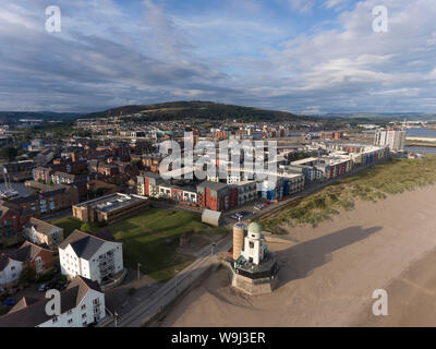 La marina immobilier à Swansea Banque D'Images