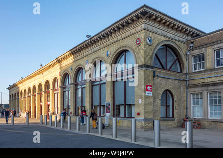 La gare de Cambridge, Cambridge, Cambridgeshire, UK Banque D'Images
