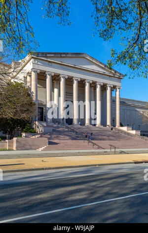 Vue de la National Gallery of Art sur le National Mall au printemps, Washington D.C., Etats-Unis d'Amérique, Amérique du Nord Banque D'Images