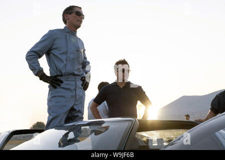 Ford v Ferrari (intitulé '66 au Royaume-Uni et dans d'autres territoires) est un film biographique américain réalisé par James Mangold, et écrit par Jez Butterworth, John-Henry Butterworth et Jason Keller. Il stars Matt Damon et Christian Bale, tandis que Jon Bernthal, Caitriona Balfe, Tracy Letts, Josh Lucas, Noah Jupe, Remo Girone et Ray McKinnon apparaissent dans des rôles de soutien. Cette photographie est fourni pour un usage éditorial uniquement et est l'auteur du film company et/ou de l'espace attribué par le photographe ou film société de production. Banque D'Images