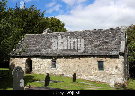 L'église St, Llanrhychwyn Rhychwyn, nr Wrexham, vallée de Conwy, au Pays de Galles Banque D'Images
