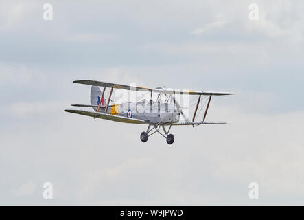 De Havilland DH.82 biplan Tiger Moth Banque D'Images