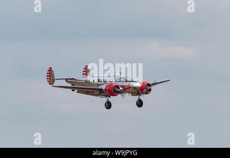 Beechcraft Model 18 Twin avion de hêtre Banque D'Images