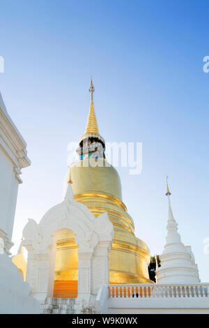 (Chedis stupas) a le temple de Wat Suan Dok, Chiang Mai, Thaïlande, Asie du Sud-Est, Asie Banque D'Images