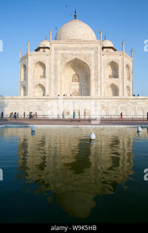 Taj Mahal, Agra, Uttar Pradesh, Inde, Asie du Sud Banque D'Images