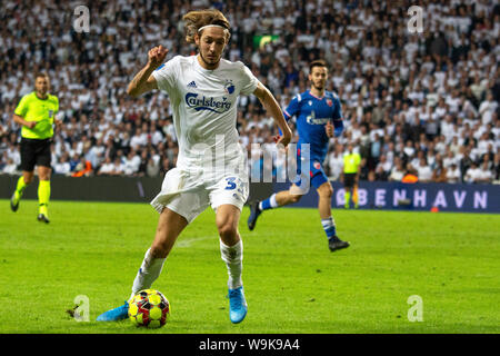Copenhague, Danemark. 13rd, 2019 Août. Rasmus Falk de FC Copenhague vu pendant le match de qualification de la Ligue des Champions entre le FC Copenhague et l'étoile rouge de Belgrade à Telia Parken. (Photo crédit : Gonzales Photo - Dejan Obretkovic). Banque D'Images