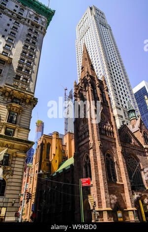 Église presbytérienne, 5e Avenue, Manhattan, New York City, USA. Banque D'Images