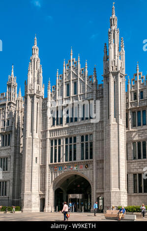 Le grand édifice en granit de Marischal College a été construit pour l'Université d'Aberdeen mais est actuellement loué à Aberdeen City Council en tant que leur ac. Banque D'Images