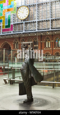 La gare St Pancras, London Banque D'Images