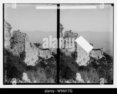 Antioche (Antakiyeh) et ses environs. Mur de ville sur Mt. Silpius Banque D'Images