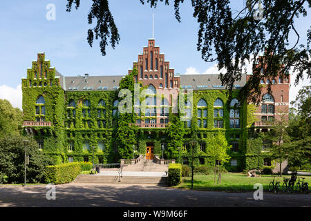 Lund Suède - Bibliothèque de l'Université de Lund, Lund, Suède, Scandinavie, Europe Banque D'Images