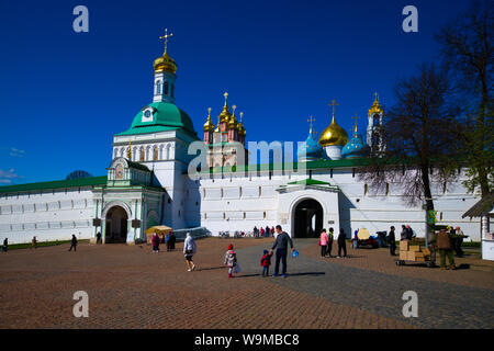 La Sainte Trinité Saint Serguis Lavra à Sergiev Posad, Russie Banque D'Images