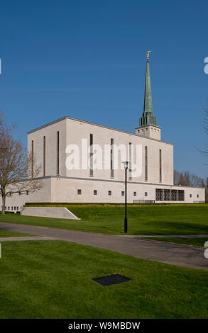 L'Europe, Royaume-Uni, Angleterre, Surrey, Temple Mormon Banque D'Images