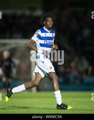 «Ejaria Oviemuno vidéo (en prêt) de Liverpool FC au cours de la lecture de Carabao Cup 1er tour match entre Wycombe Wanderers et Lecture à Adams Pa Banque D'Images