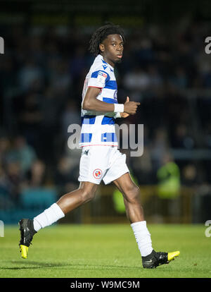 «Ejaria Oviemuno vidéo (en prêt) de Liverpool FC au cours de la lecture de Carabao Cup 1er tour match entre Wycombe Wanderers et Lecture à Adams Pa Banque D'Images