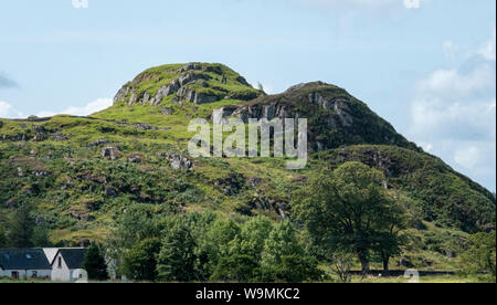 Dunadd Fort, Kilmartin Glen, Argyll, Scotland. Banque D'Images