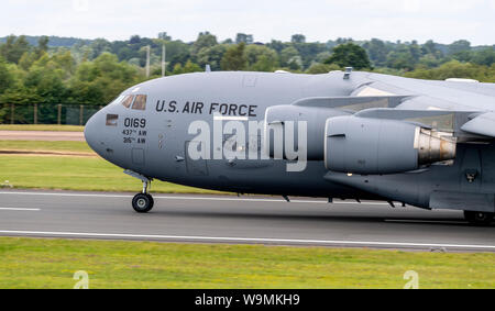 USAF C-17A Globemaster III à la Royal International Air Tattoo 2019 Banque D'Images