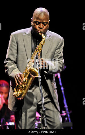 Maceo Paker américain, saxophoniste de jazz funk et soul Banque D'Images