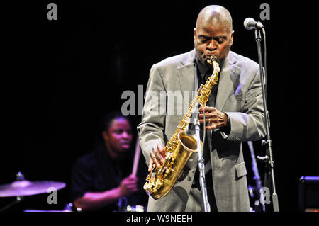 Maceo Paker américain, saxophoniste de jazz funk et soul Banque D'Images