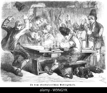 Die Gartenlaube (1861) b 181. Banque D'Images