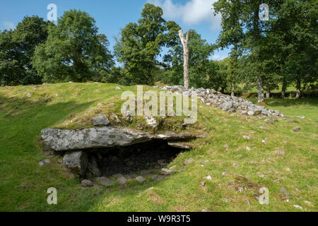 Dunchraigaig Cairn, un site historique Kilmartin Glen, Argyll. Banque D'Images