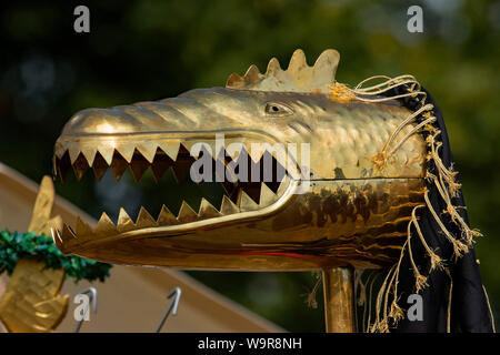 Festival de romans, roman fort Abusina, guidon, Eining, Mauvais Goggingen, Neustadt an der Donau, Bavière, Allemagne Banque D'Images