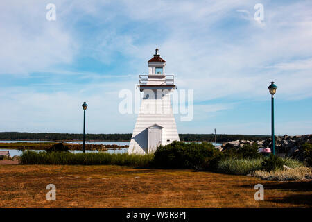 Leuchtturm Port Medway, Port Medway, phare de Port Medway, en Nouvelle-Écosse, Kanada Banque D'Images