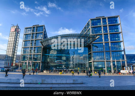 Hauptbahnhof, Moabit, Mitte, Berlin, Deutschland Banque D'Images