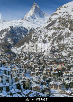 Matterhorn, Zermatt, Valais, Suisse Banque D'Images