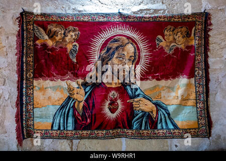 Monastère Deyrulzafaran à Mardin, Turquie. Banque D'Images