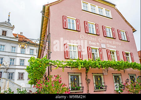 Iphofen (Franken, Deutschland) : Stadtbild ; Iphofen (Allemagne, Franconia, Bavaria) : paysage urbain historique, Banque D'Images