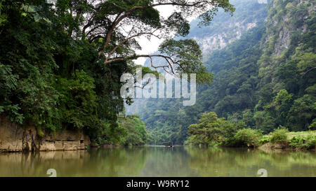 Lac de Ba Be (Vietnam) Banque D'Images