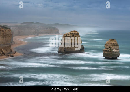 Douze Apôtres Marine National Park, Victoria, Australie Banque D'Images