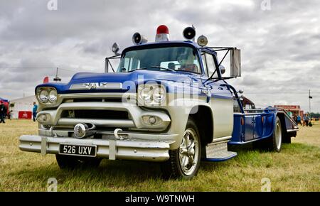 1950 CHEVROLET Apache Ancien U.S Air Force d'appel d'incendie Banque D'Images