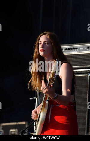 BENICASSIM, ESPAGNE - JUL 19: The Big Moon (groupe de musique indépendant) concert au FIB (Festival Internacional de Benicassim) Festival le 19 juillet 2019 Banque D'Images