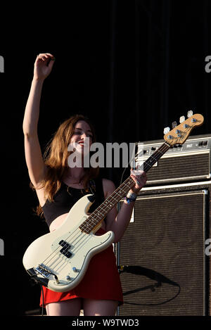 BENICASSIM, ESPAGNE - JUL 19: The Big Moon (groupe de musique indépendant) concert au FIB (Festival Internacional de Benicassim) Festival le 19 juillet 2019 Banque D'Images